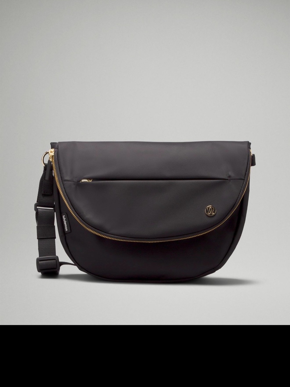 lululemon athletica Festival Black and Gold Crossbody Full size